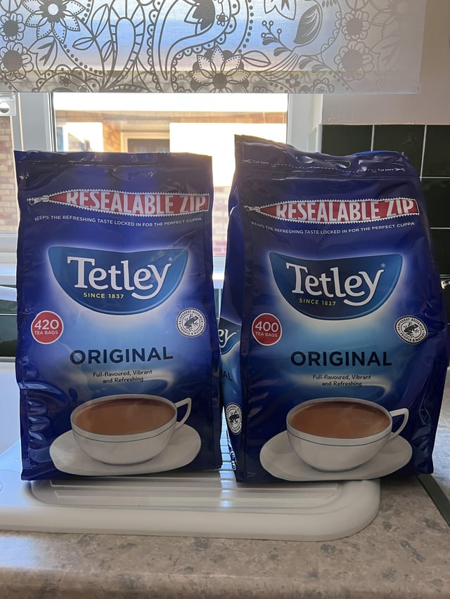 shrinkflation example tea